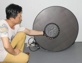 直径300mm室内led时钟、、logo展示圆形屏现货供应！！